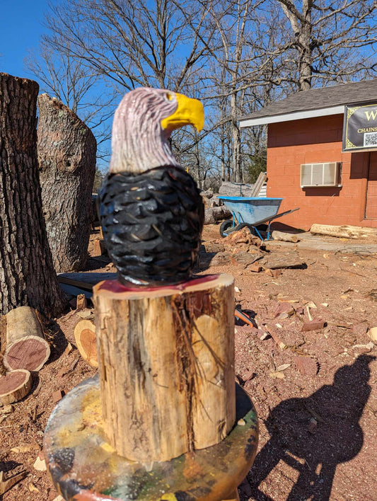 Chainsaw Carved Bald Eagle